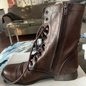 Brown steve madden Troopa boots